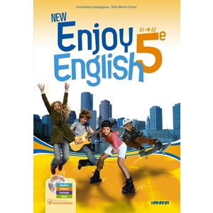NEW ENJOY ENGLISH - ANGLAIS 5E - MANUEL + DVD-ROM