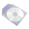 POCHETTES SOUPLES polypro CD/DVD incolore Paquet de 25