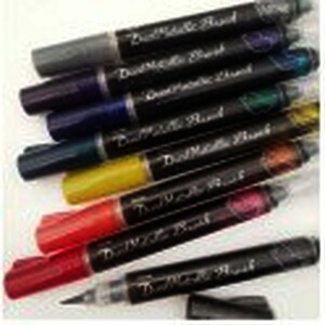METALLIC BRUSH VERT CLAIR PENTEL