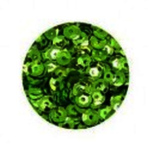 PAILLETTES 4000 pièces  diam 6 vert clair - Sequins