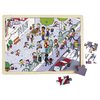PUZZLE JUXTAPOSABLE - COUR ECOLE