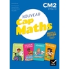 CAP MATHS CM2 - ED. 2021 - LIVRE ELEVE NOMBRES ET CALCULS  + CAHIER GEOMETRIE + DICO MATHS