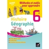 HISTOIRE-GEOGRAPHIE 6E ED. 2016 METHODES ET OUTILS POUR APPRENDRE - CAHIER DE L'ELEVE