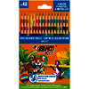 KIDS SMOOTH 48 CRAYONS COULEUR COLORIS CLASSIQUES, METAL, PASTEL ET NEONS ASSORTIS