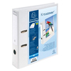 KRÉACOVER CLASSEUR LEVIER PERSONNALISABLE D70 BLANC