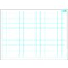 EDUC'ARDOISE 24X34CM QUADRILLAGE ET SEYES