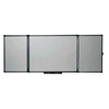 1 TABLEAU TRYPTIQUE EMAILLE 200 X 120 BLANC