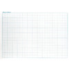 TABLEAU SUPPORT BLANC UNI/QUADRILLE 120x80