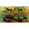 ANIMAUX DE LA FORET lot de 17 figurines assorties (6-14cm)