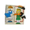 PUZZLE JE M'HABILLE FILLE 28x28cm 4 tenues
