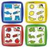 PUZZLES SILHOUETTE COULEURS  6 Pièces plastique souple