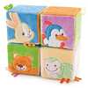 CUBES A MANIPULER TISSU 9x9cm  Lot de 4