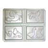 MOULE THERMOFORME Animaux ferme 4 assortis