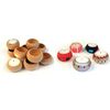 VEILLEUSES EN BOIS A DECORER lot de 10