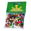 POMPONS 100 ASSORTIS 7mm