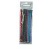 CHENILLES UNIES ET TIGREES 60 brins assortis