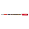 ROLLER ENCRE GEL POUR TISSUS, POINTE LARGE 1 mm, ENCRE ROUGE