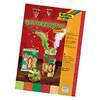 PQT 5 FS PAPIER PAILLETTES 24X34CM 300GR MOTIF ORIENTAL
