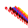 LOT 50 CHENILLES BICOLORES TWIST Diam?tre6MM - LG 30CM