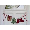 LOT DE 2 GUIRLANDES NOEL CARTON