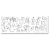 ROULEAU DE PAPIER DESSIN AVEC MOTIFS - 30CMX4M, AUTO-ADHÉSIF ET DÉCOLLABLE