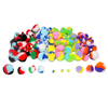 POMPONS TRICOLORES - 200 PIECES DIAMETRES ET COULEURS ASSORTIES