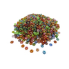 PERLES PLASTIQUE ROBOLES TONNELÉES TRANSPARENTES 7X3MM  - BOCAL 2700 PERLES