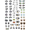 188 GOMMETTES PANACHE YEUX