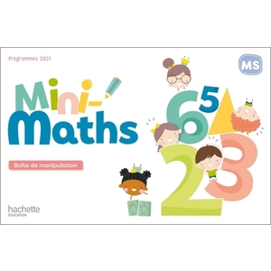 MINI-MATHS MOYENNE SECTION - BOITE DE MATERIEL DE MANIPULATION - ED. 2022