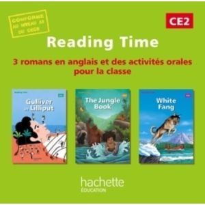 READING TIME CE2 - CD AUDIO CLASSE DES 3 OUVRAGES - EDITION 2013