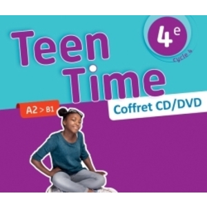TEEN TIME ANGLAIS CYCLE 4 / 4E - COFFRET CD/DVD CLASSE - ED. 2017 - AUDIO