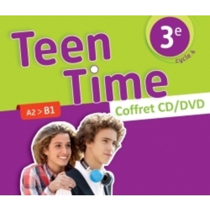 TEEN TIME ANGLAIS CYCLE 4 / 3E - COFFRET CD/DVD CLASSE - ED. 2017 - AUDIO