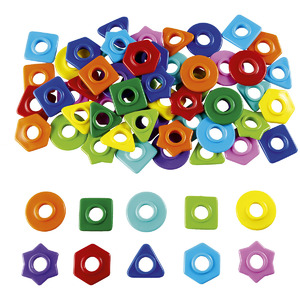 PERLES POUR LES PETITS 10 COULEURS