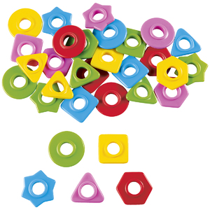 PERLES POUR LES PETITS 5 COULEURS