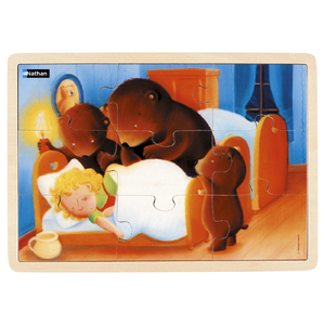 PUZZLE BOIS BOUCLE D'OR 9 PIECES