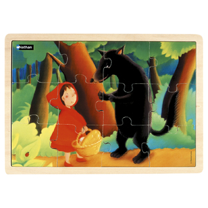 PUZZLE BOIS CHAPERON ROUGE 12 PIECES