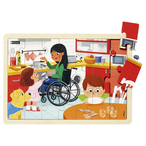 PUZZLE- A LA MAISON -21 PIECES