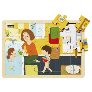 PUZZLE-DANS LA SALLE DE BAIN