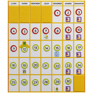 LE CALENDRIER A CONSTRUIRE