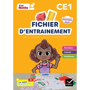 CAP MATHS CE1 - ED. 2025 - FICHIER NOMBRES ET CALCULS + CAHIER DE GEOMETRIE-MESURE