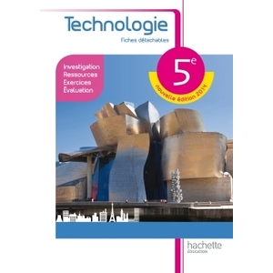 FICHIER DE TECHNOLOGIE 5EME - EDITION 2014