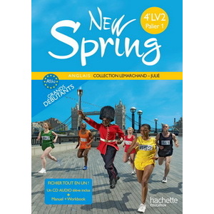 NEW SPRING 4E LV2 PALIER 1 ANNEE 1 - ANGLAIS - FICHIER TOUT EN UN - EDITION 2010