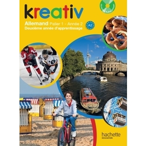 KREATIV ANNEE 2 PALIER 1 - ALLEMAND - LIVRE DE L'ELEVE + CD AUDIO ELEVE INCLUS - EDITION 2014