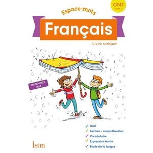 ESPACE-MOTS FRANCAIS CM1 - LIVRE ELEVE - ED. 2020