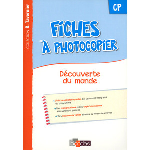 TAVERNIER DECOUVERTE DU MONDE CP 2015 FICHES A PHOTOCOPIER