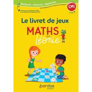 LES MATHS AVEC LEONIE CM1 2022 LIVRET JEUX