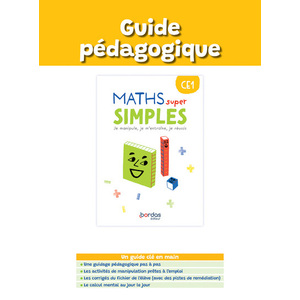 MATHS SUPER SIMPLES - CE1 - 2023 - GUIDE PEDAGOGIQUE