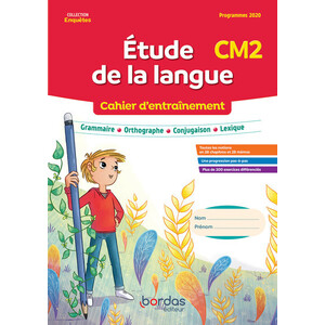 ENQUETES AU - ETUDE DE LA LANGUE CM2 - 2023 - CAHIER - ELEVE