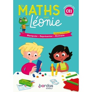 LES MATHS AVEC LEONIE - CE1 - 2025 - CAHIERS 1+2 - ELEVE - SOUS FILM