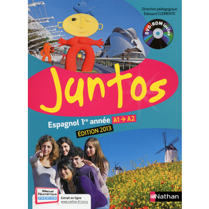 JUNTOS 1RE ANNEE + DVD-ROM ELEVE 2013